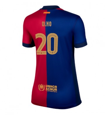 Barcelona Dani Olmo #20 Hjemmebanetrøje Dame 2024-25 Kort ærmer